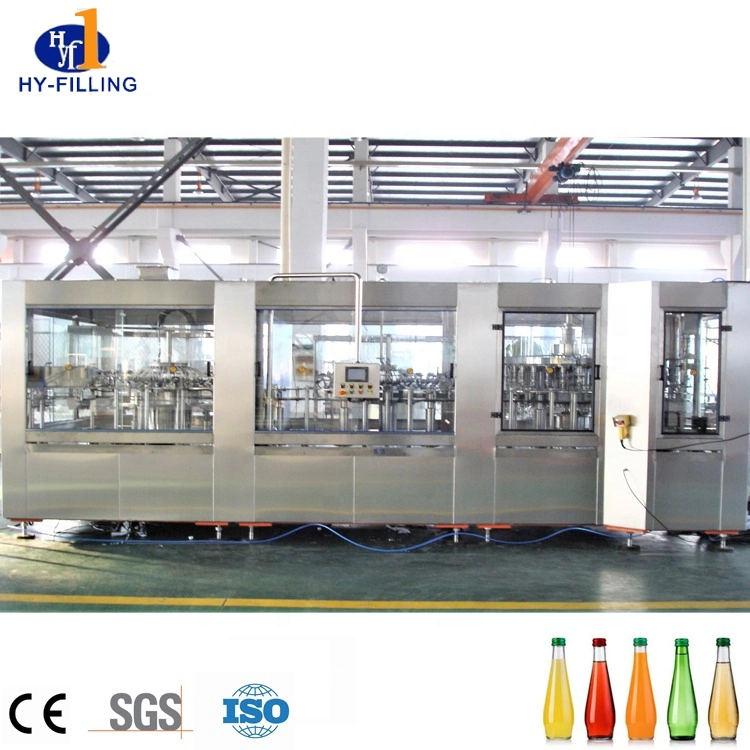 High Tech Beverage Line Customer-Made Auto Glass Juice Filling Machine No Carbonated Soft Drinks Make