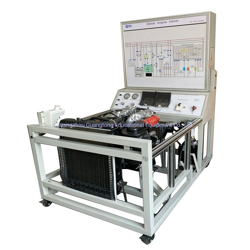 Electronically Controlled Diesel Engine Trainer Educational Automotive Training Equipment