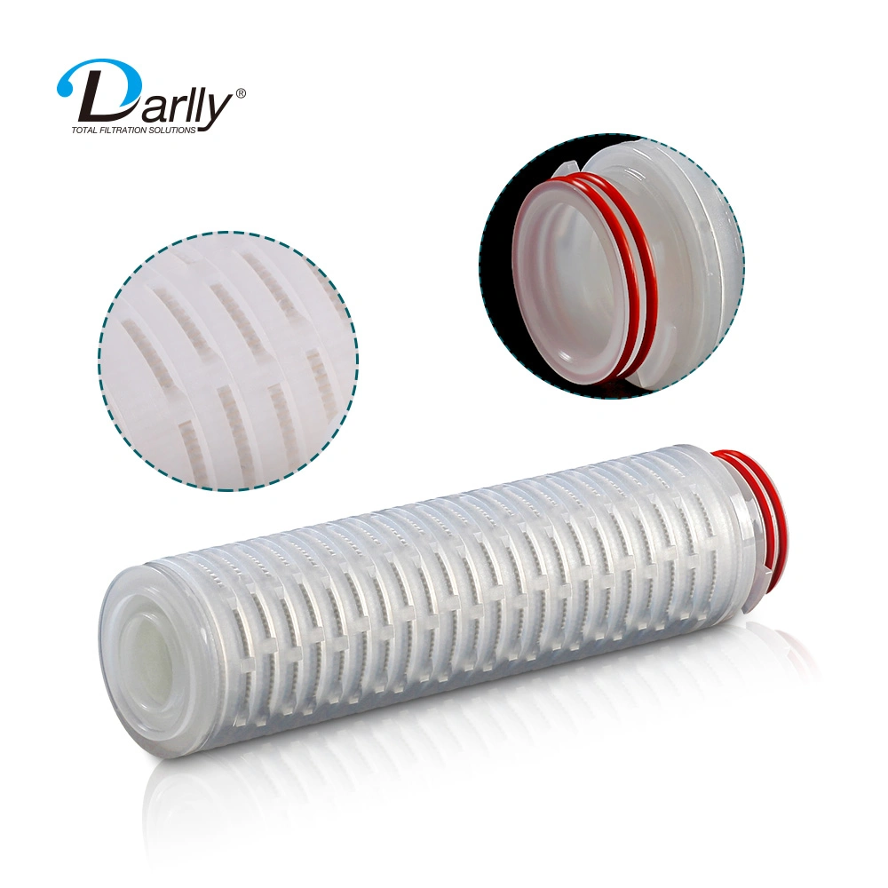 China Manufacturer High Performance Polyethersulfone (PES) Membrane Pleated Filter Cartridge