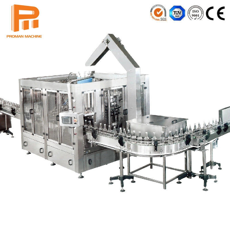 High-Tech Beer Glass Bottle Bottling and Sealing Machine/Production Line
