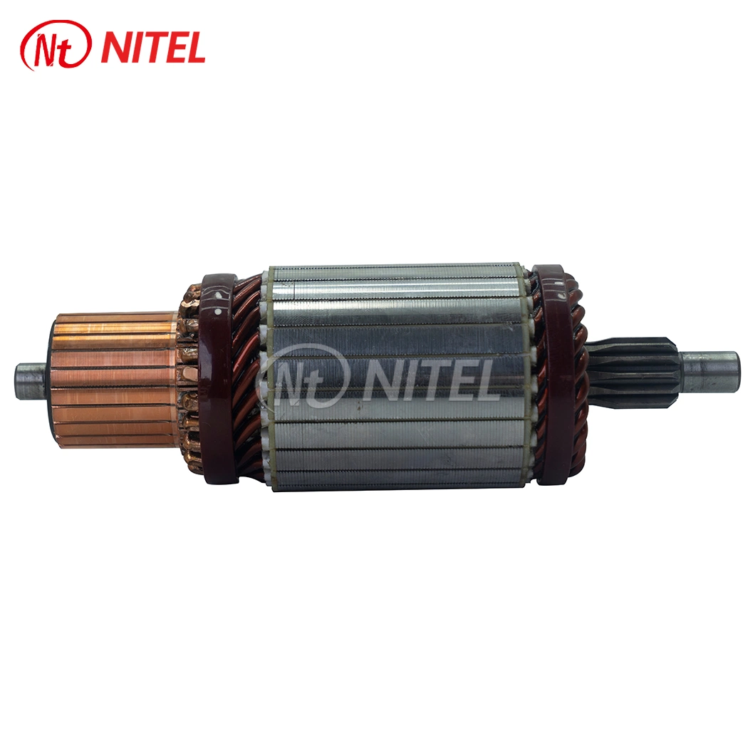 Nitai Armature Manufacturers Auto Parts Armature China 24V Car Starter Motor Armature Suit for Cummins Isf 3.8