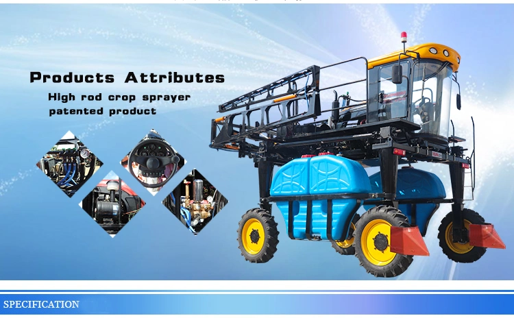 Farm Implement Self Propelled Pesticide Turbo Atomizer Sprayer for Agriculture