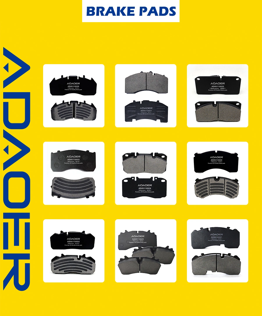 Adr Brake Pads Kits 29124 Mdp1314 Fcv1857bfe Kit195020 for Heavy Duty Truck