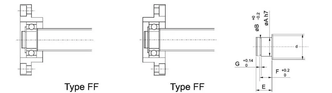 Fk 06 Factory Direct High Precision Bearing Housing for Ball Screw