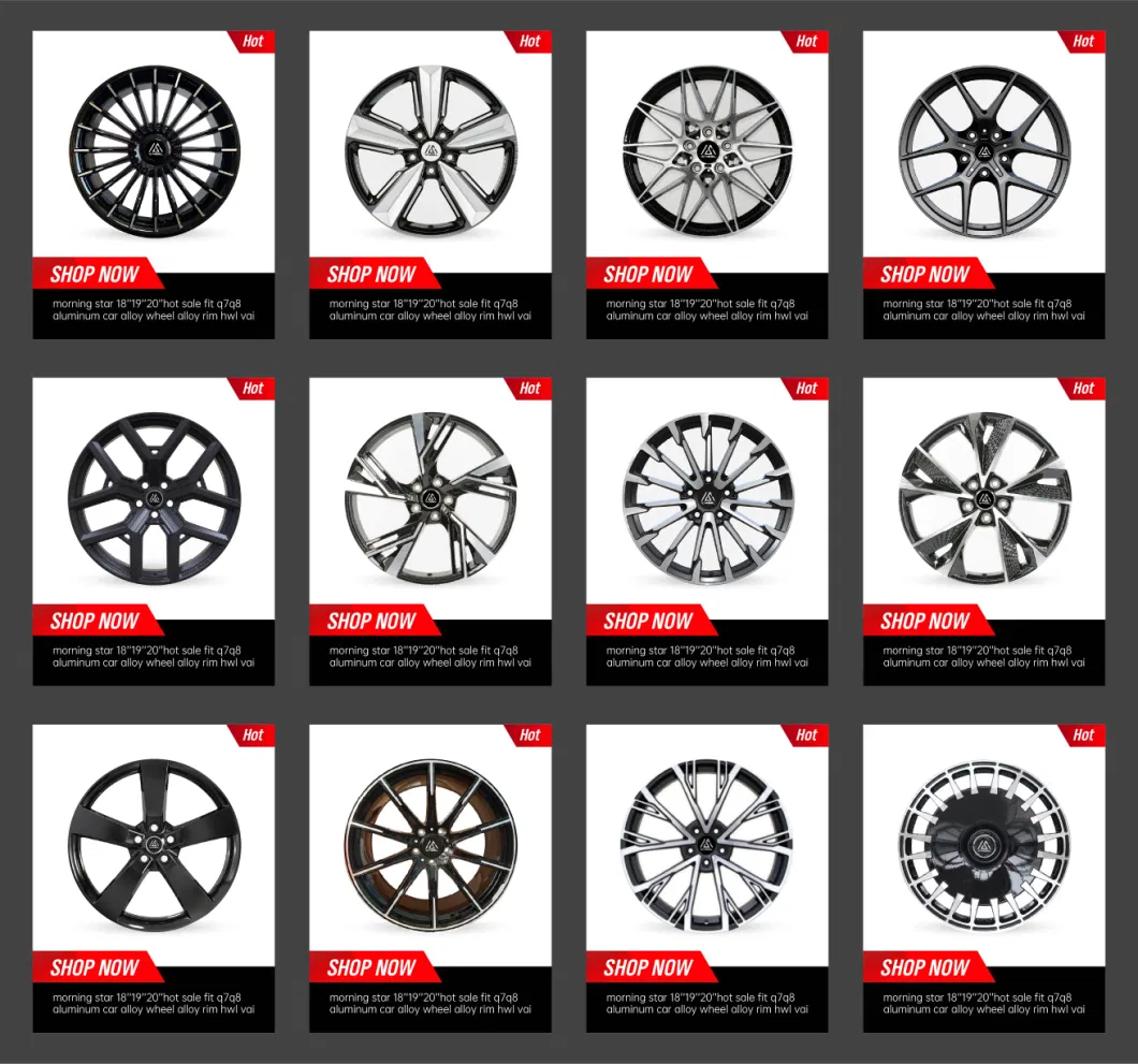 Audi RS6 Best-Selling Replica Wheel Rim Alloy Wheel for Audi Our Warehouse More Than 50000PCS Stock