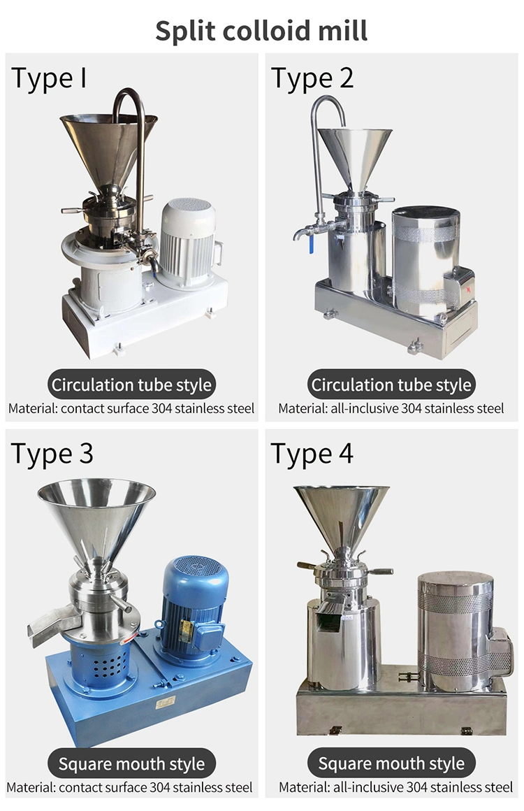 Russian Soybean Jam Stainless Steel Colloid Mill