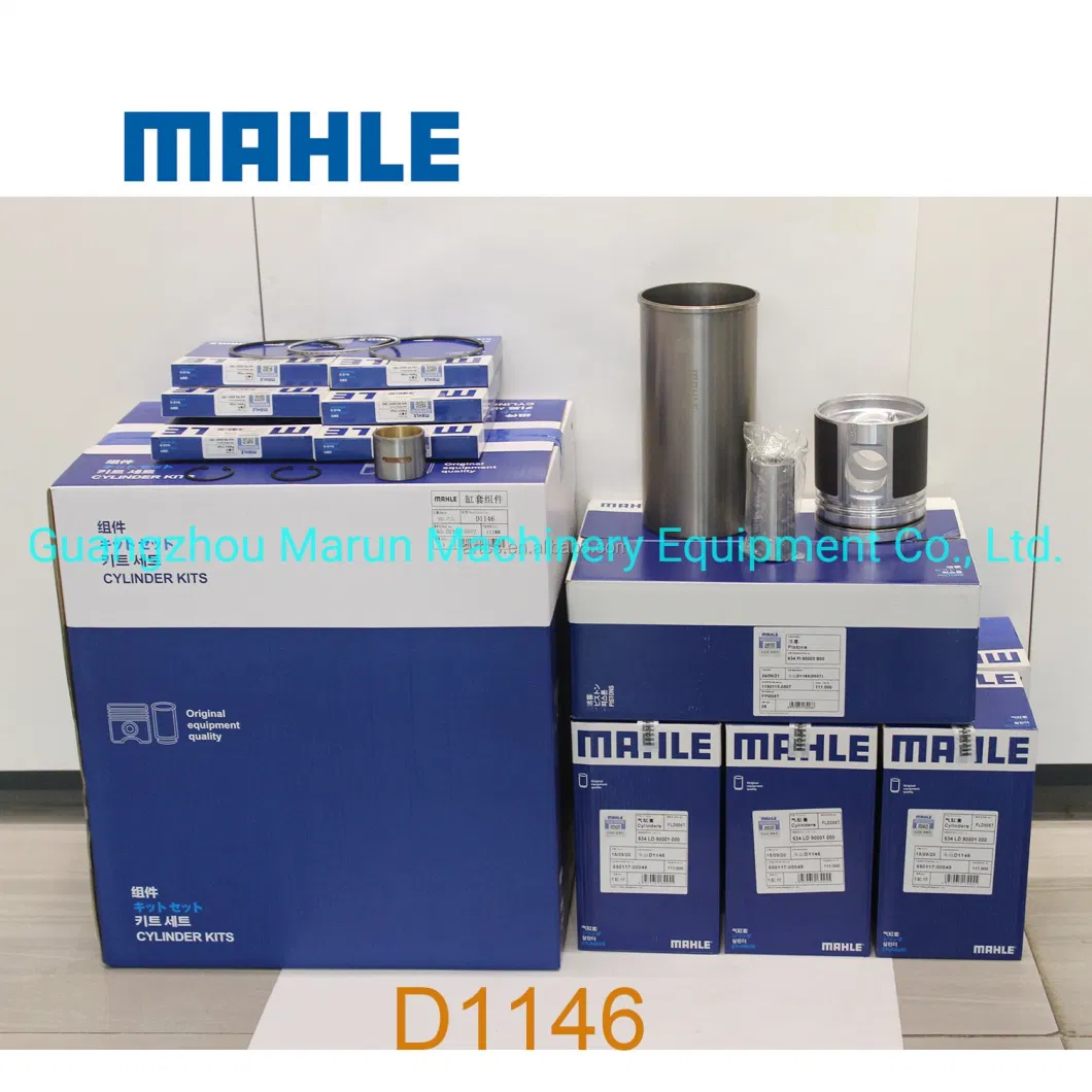 Mahle Manufacturer 65.02501-0507 D1146 Cylinder Liner Kit for Doosan Dh300-3 Repair Overhaul Kit