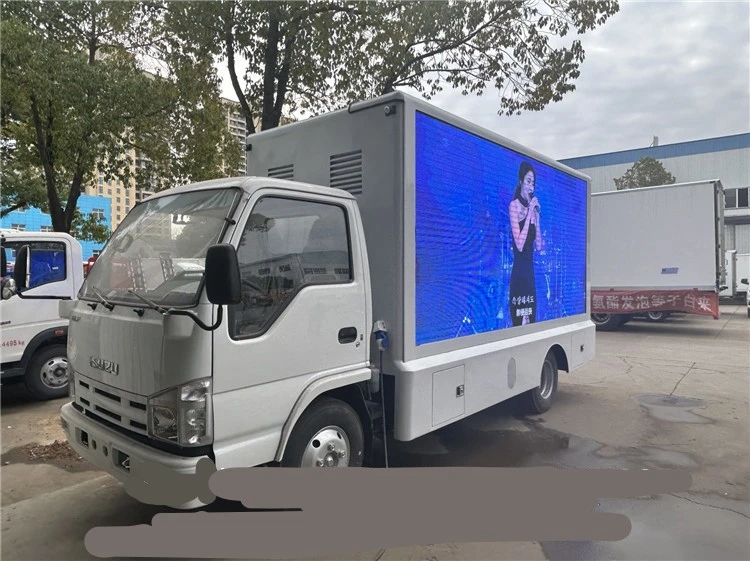 2023 New Model 1suzu Mobile LED Display Truck with Screen Sliding up Used Cars Special Vehicle Made in China