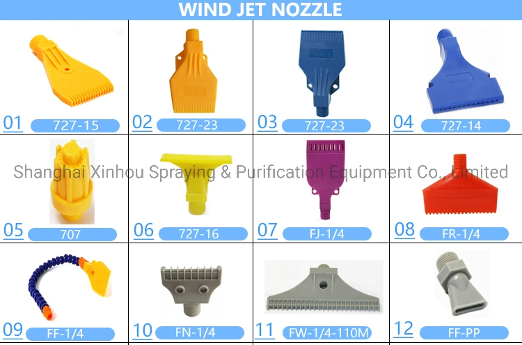 Plastic 727 Air Knife Wind Jet Blow off Air Jet Amplifier Nozzle