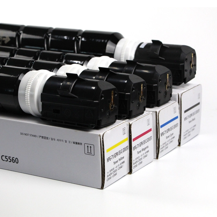 Manufacturer Factory Wholesale C-Exv51 Exv51 Toner Cartridge for Copier Canon IR-Adv C5535 C5540 C5550 C5560 Compatible Toner Cartridge