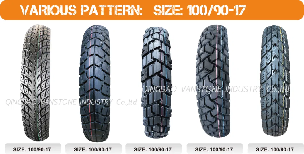 130/80X17 (65T) Tube/Tubeless Vanstone Dual Sport Adventure Rear Tire for Honda XL600V