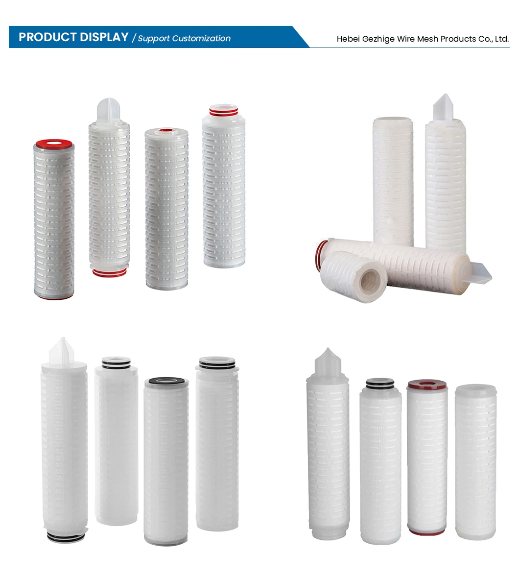 Gezhige Dust Filter Cartridge Manufacturers Rectangle Multi Layers Sintered Mesh Filters China Sintered Ss Steel Wire Mesh Industrial Filter Cartridges