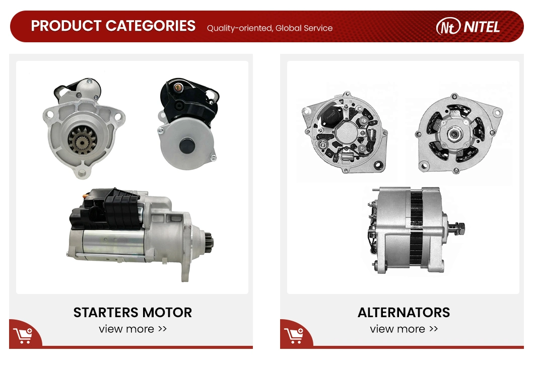 Nitai Starters Fabricators Turbo Starter Motor China 24V 7.5kw M009t80072 M009t80071 Starter Motor for Mitsubishi Renault