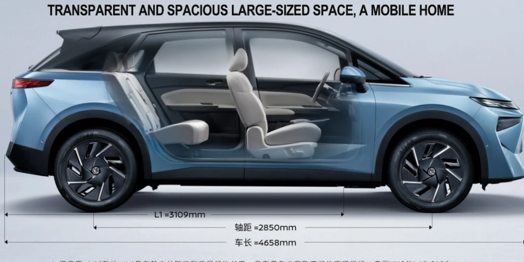 2023 Nissan Venucia Vx6 520 Air New Energy Vehicle Pure Electric 217 Horsepower EV SUV New and Car Used