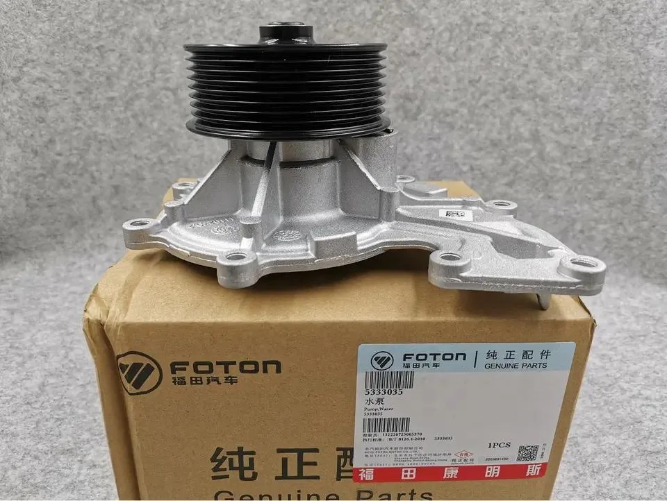 5333035 Water Pump Dongfeng Tianlong Shacman X3000 X6000 Foton Auman Truck Dcec Cummins Isf 3.8 Qsf2.8 Engine Parts Water Pump