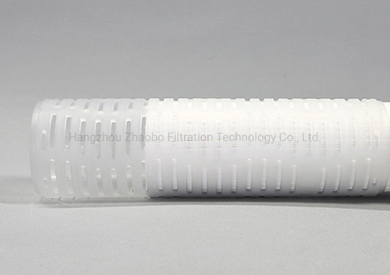 ISO9001 Factory Polypropylene PP Pleated Filter Cartridge for Wine/Beer/Food and Beverage Water Filtration Microelectronics Industry DOE Soe Fin 1/5/10 Micron