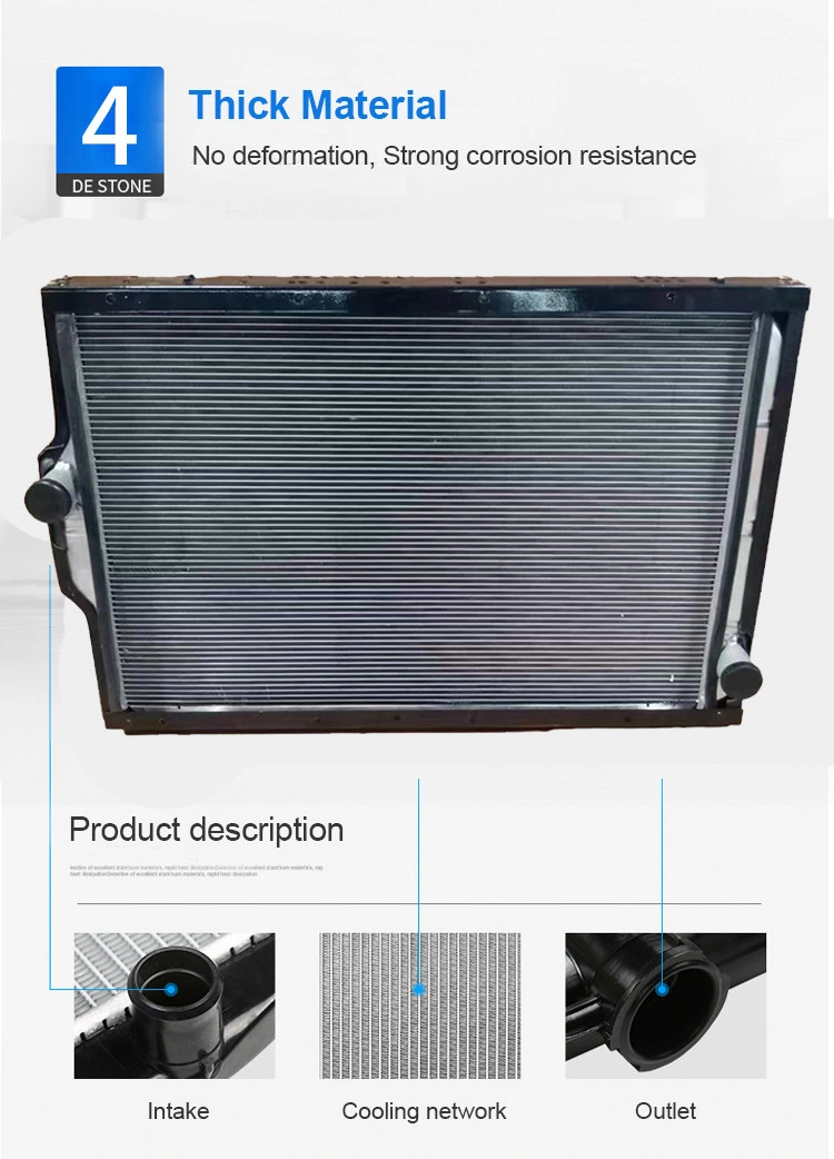 1403273/1407721 Radiator Plastic Water Tank Car Radiator Manufacturers for Hyundai Aluminium Genuine Radiator