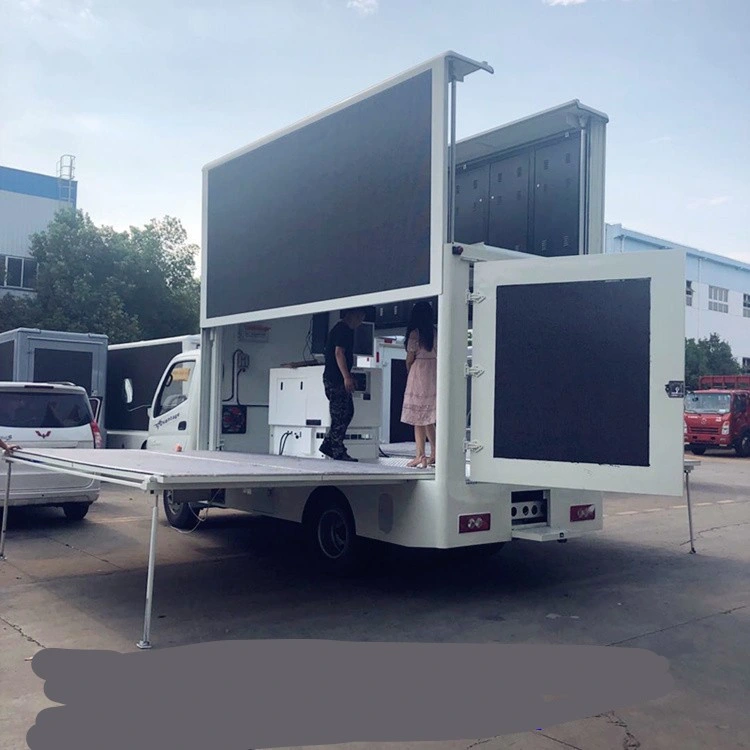 2023 New Model 1suzu Mobile LED Display Truck with Screen Sliding up Used Cars Special Vehicle Made in China