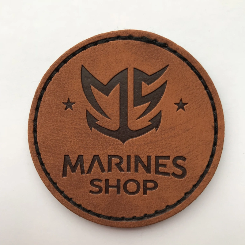 High Quality Custom Logo Tag Self Adhesive Leather Repair Label Patches for Clothing Jeans Hat