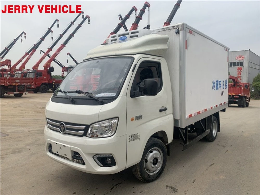 Factory Price 3.5m 3.7m 4X2 1ton 1.5ton 2ton JAC/Foton/Dongfeng Reefer Freezer Truck Body Box Van Refirgerator Refrigerated Truck