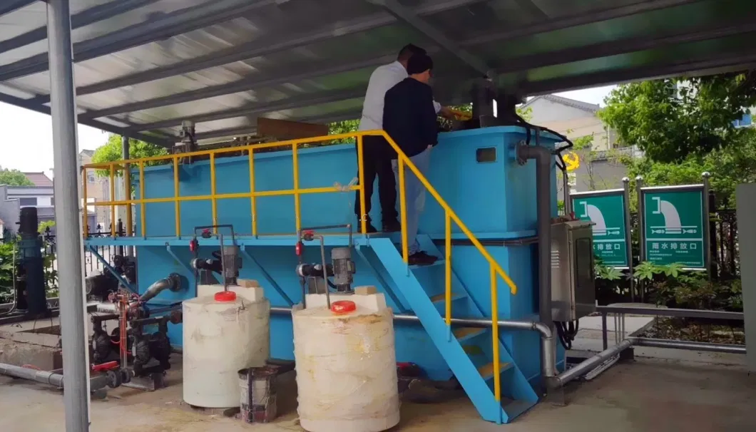 China Manufacturer Small 4-5 M3/Hour Daf Machine Oil Waste Water Separator Dissolved Air Flotation Units,