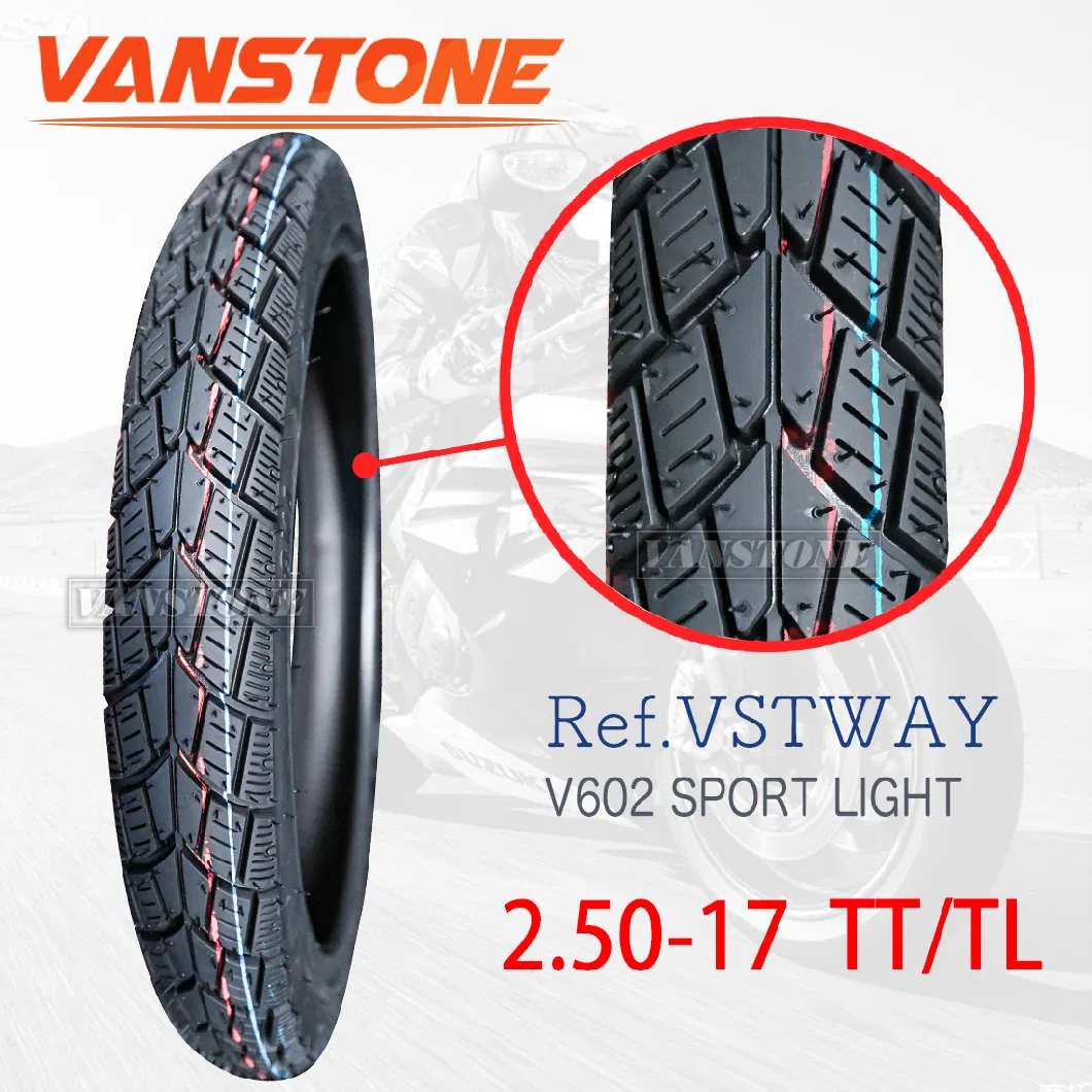 Motorcycle Tyre Motorbike Tyre 2.50-17 Front Tyre for Honda CD110 Use