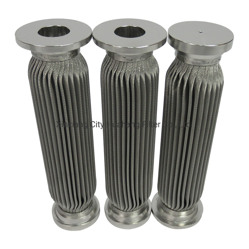 China Manufacturer Produce Replaceable 10 Micron Candle Filter Sintered Mesh Metal Filter cartridge