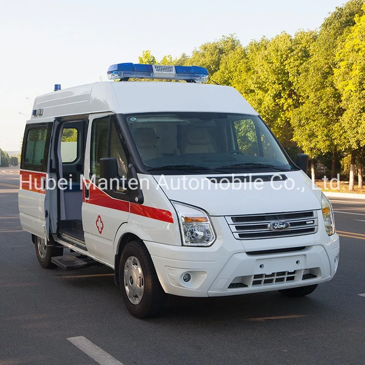 China Transit Type Monitoring Manual Bed Hospital Dongfeng 4X4 Negative Pressure Jmc Ambulance