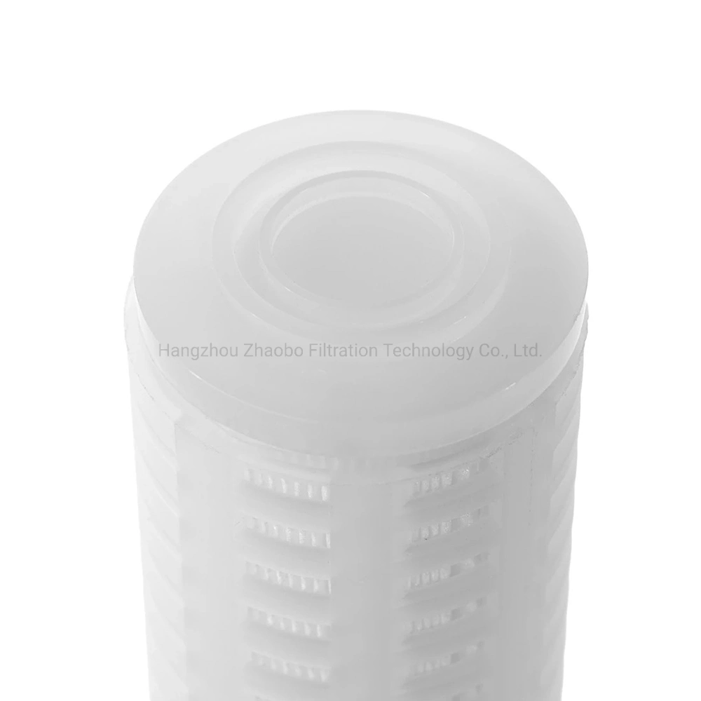 Experienced Manufacturer Filter Cartridge Pleated Membrane 0.1/0.2/0.45 Micron for Semiconductor Chemical Liquid Air Filter Oil Filter 10&quot; 20&quot; 30&quot; 40&quot; 222 226