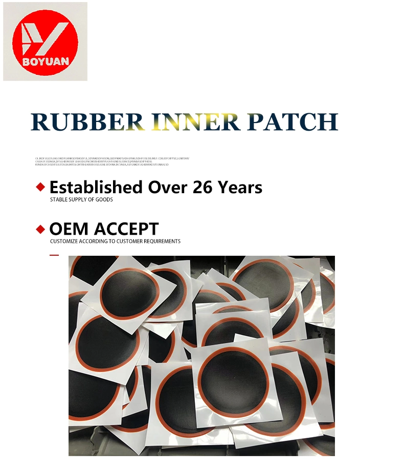 EU Inner Round Tire Repair Patch Nature Rubber Patch EDM