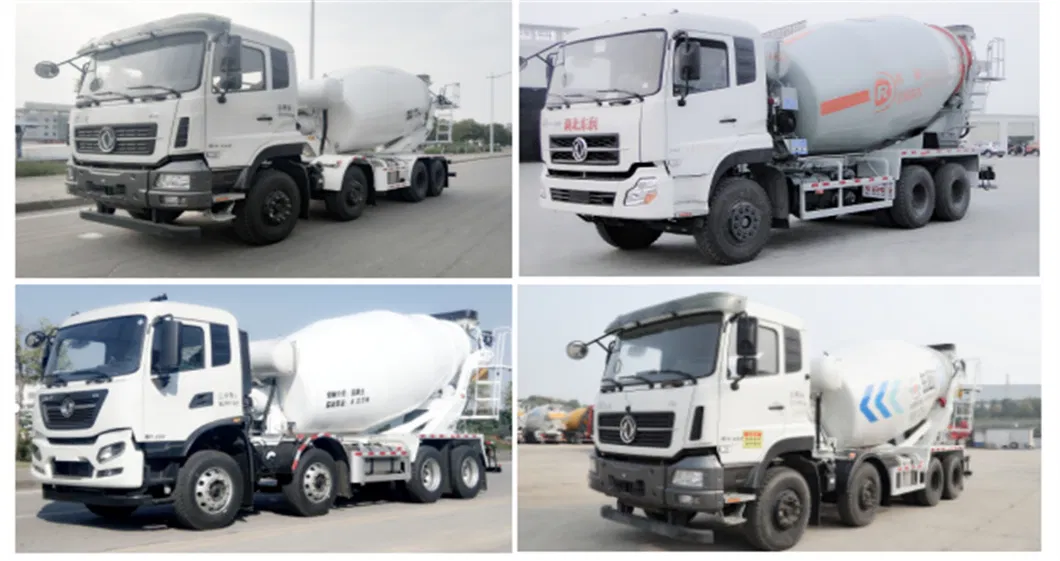 China Hino Sinotruk Shacman Sanyi Schwing Dongfeng Chassis 6m3 8m3 9m3 10m3 12m3 15m3 16m3 HOWO Cement Concrete Mixer Truck Machine Price for Sale