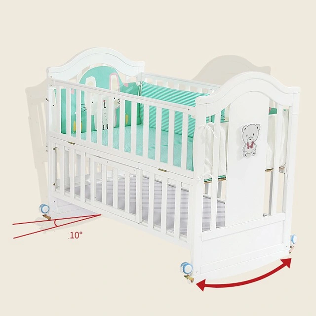 Newly Design Hot Selling Wooden Baby Bed/Baby Cradle Swing/Baby Cradle Rocking