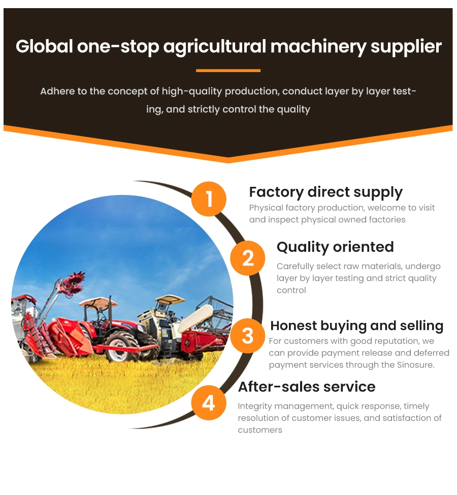 Agricultural Self-Propelled Crawler Type Maize Corn Wheat Paddy Rice Grain Combine Harvester