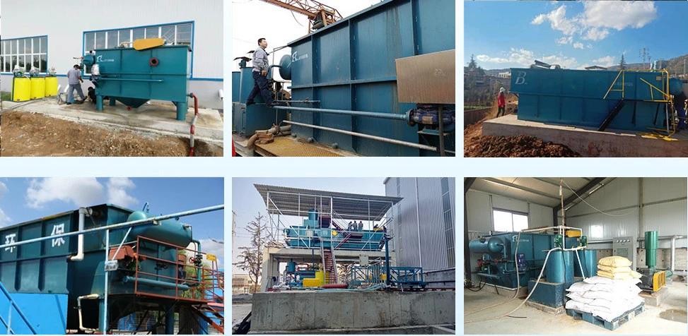 China Manufacturer Small 4-5 M3/Hour Daf Machine Oil Waste Water Separator Dissolved Air Flotation Units,