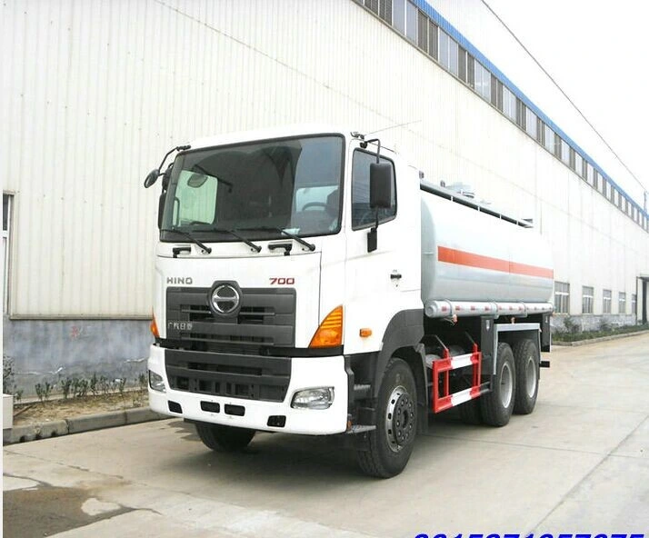 China Factory Hino 6X4 25000 Liters Ragid Oil Tank Truck Fuel Tanker Diesel Tank Truck for Petrol Station Car dispenser