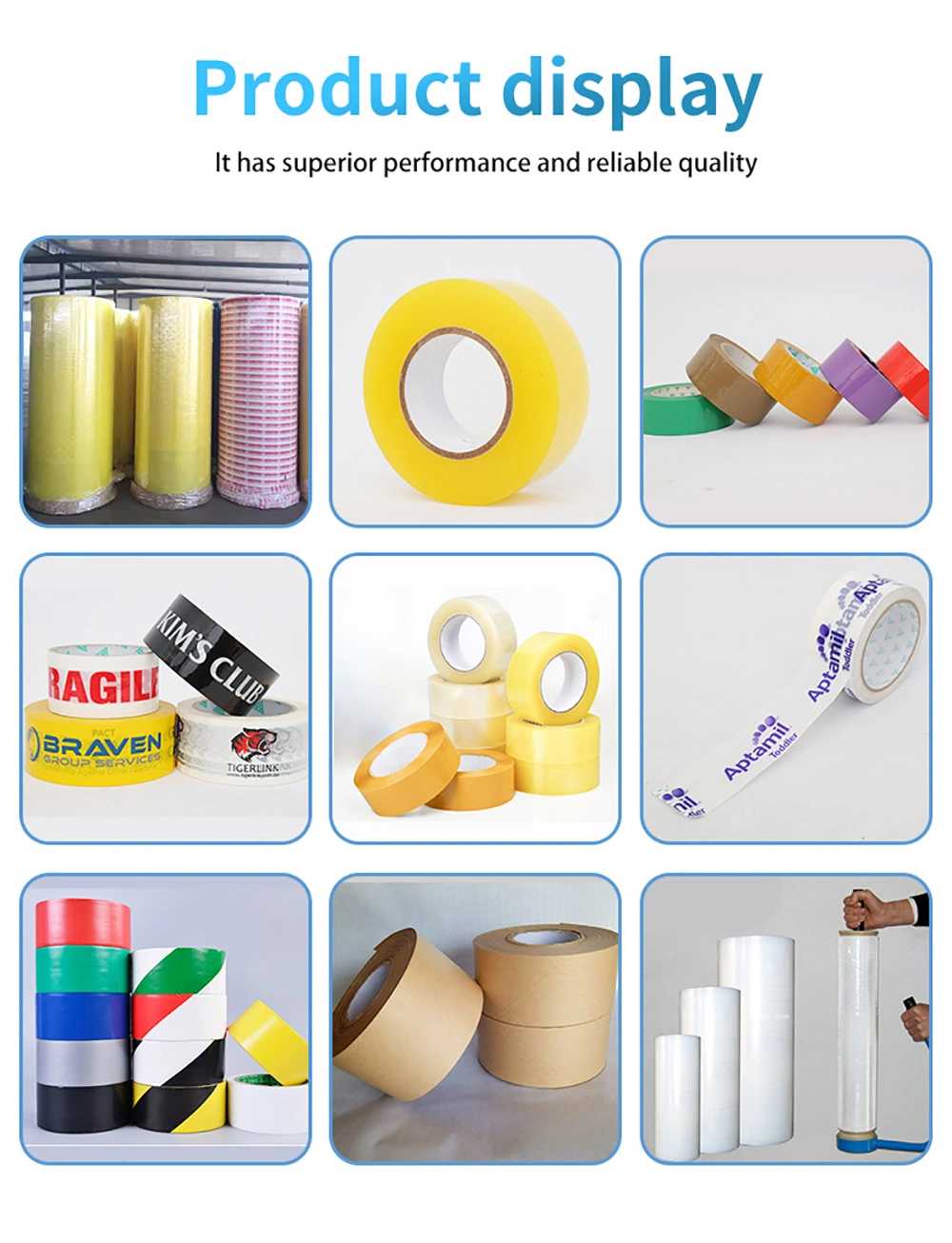 High Quality Automotive Painting Tape Masking Paper Adhesive Tape Crepe Paper Tape