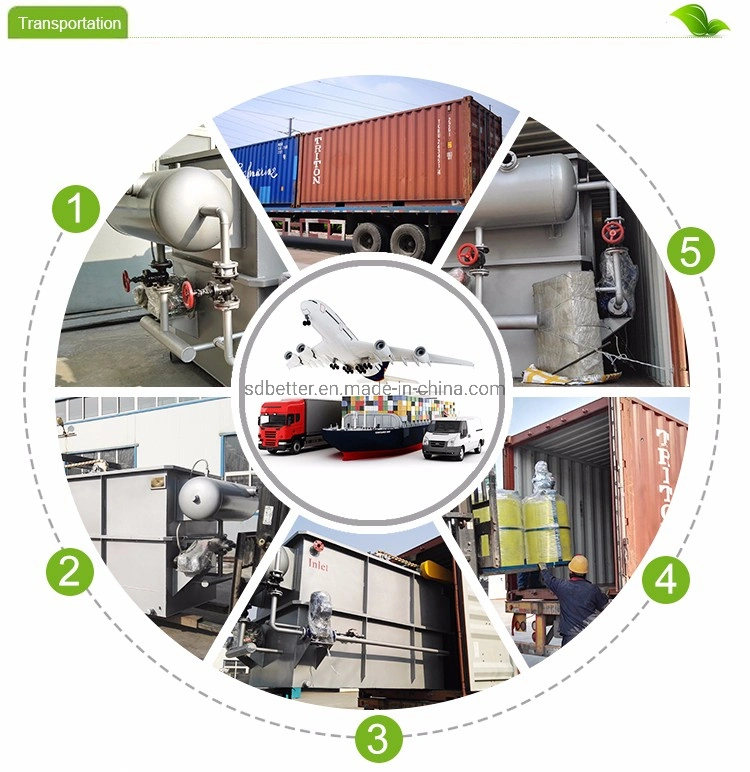 Direct Manufacturer Dissolved Air Flotation Machine Wastewaster Treatment Daf