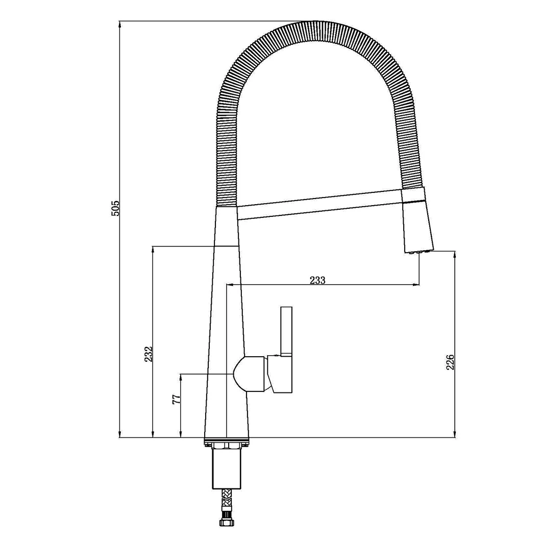 Great Gooseneck Kitchen Sink Faucet Manufacturers Lead-Free Kitchen Faucet Gl90116A105 Chrome Spring Kitchen Faucet 99-Degree Swivel Black Kitchen Faucet