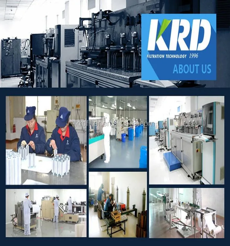 Krd Hfu620j200h13u5 High Performance Large Flow Water Filter Cartridge for Industry