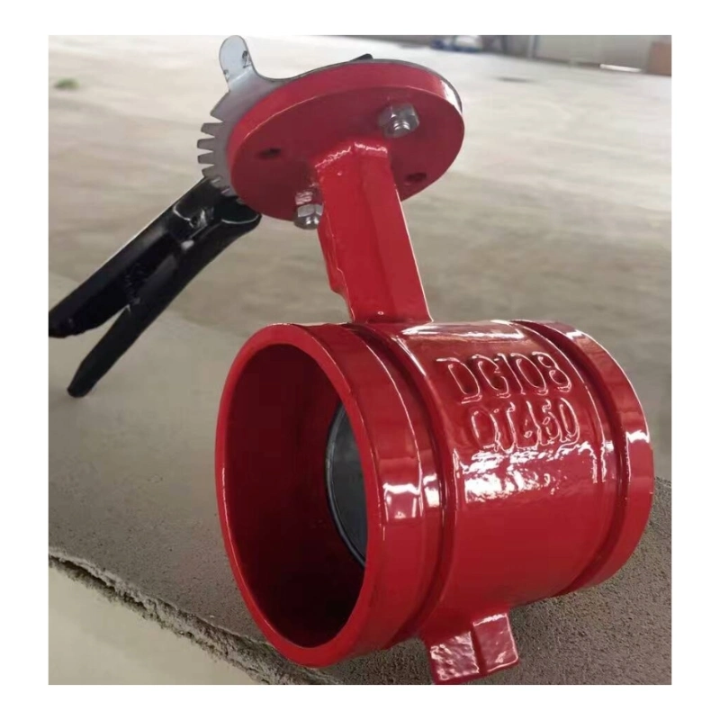 D381X Smart Electric Butterfly Valve Turbo Groove Pn16 DN50 to DN300 2in to 12in Ductile Iron