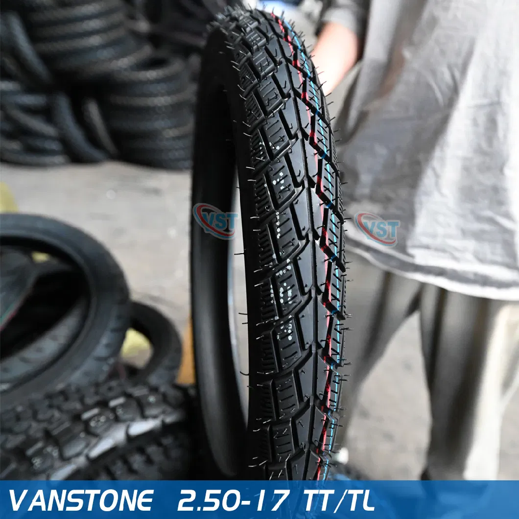 Motorcycle Tyre Motorbike Tyre 2.50-17 Front Tyre for Honda CD110 Use