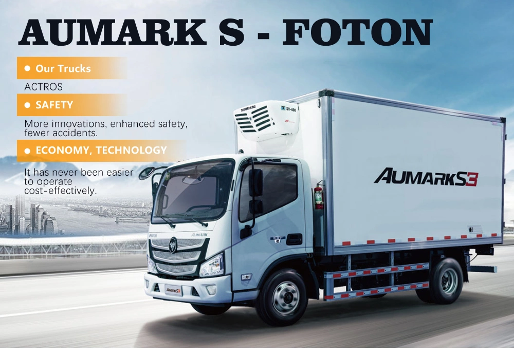 China Manufacturer Foton 4X2 Aumark S3 Diesel Light Truck with Cummins Engine