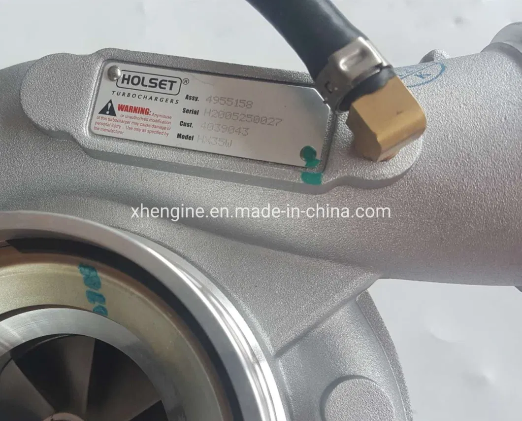 Holset Hx35W Turbocharger 4955158/4039044/4039043 6D107/Qsb6.7 Diesel Engine Turbo PC200-8 Excavator Auto Spare Part