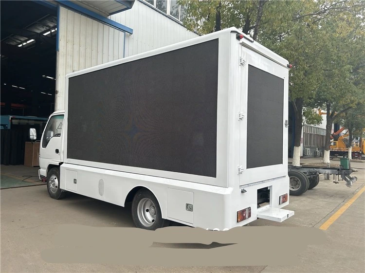 2023 New Model 1suzu Mobile LED Display Truck with Screen Sliding up Used Cars Special Vehicle Made in China