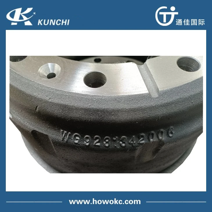 Sinotruk HOWO Parts Heavy Truck Spares Parts Axle Parts Rear Brake Drum Wg9231342006