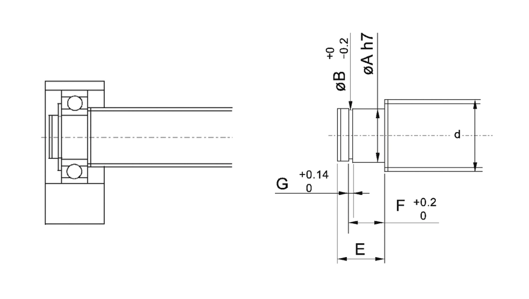 Zcf China Factory Ek Ef 06 Bearing Housing Types