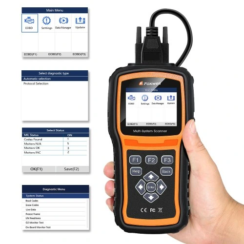 Foxwell Nt530 Multi-System Scanner Support Latest BMW 2018/2019 &amp; F Chassis Update Version of Nt520