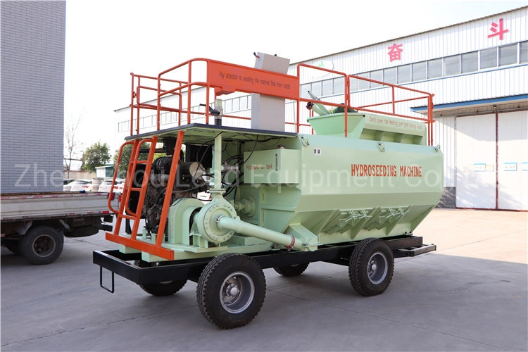 China Diesel Grass Seed Spraying Machine Hydroseeder Hydroseeding Machine