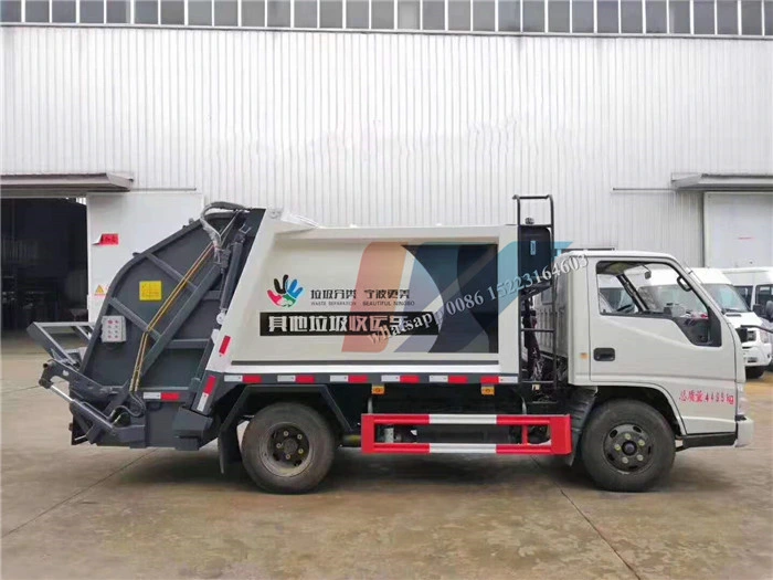 Jmc/JAC Waste Trucks Factory Price 3m3 Small 4X2 Garbage Compactor Container