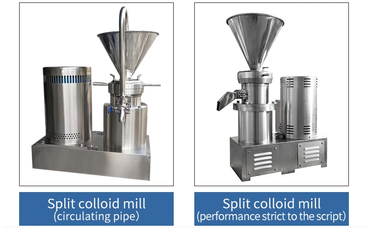 Potato Starch Grinding Equipment Colloid Mill Manufacturer Stainless Steel Colloid Mill for Food